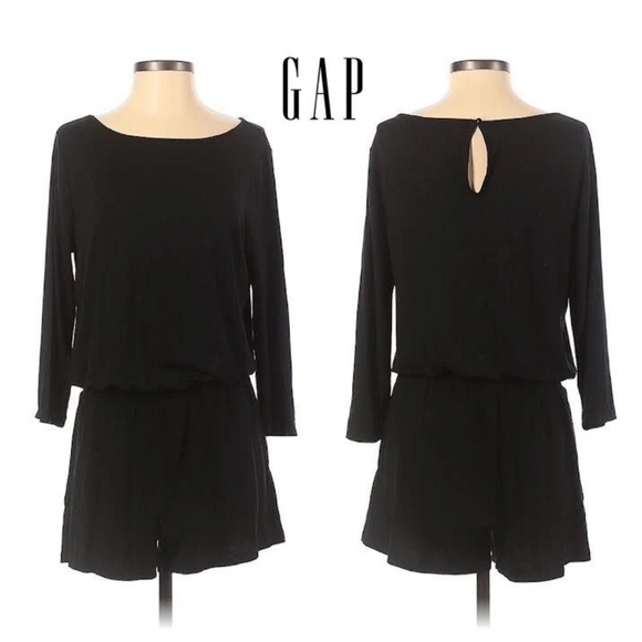 NWT GAP Black Romper - Picture 1 of 6